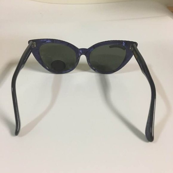 Vintage Dakota Smith Cat Eye Sunglasses Model 1033 "Las Vegas" style with Rhines - Picture 7 of 10